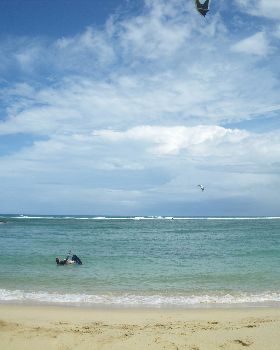 Kitesurfing