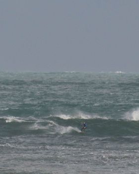 Kitesurfing