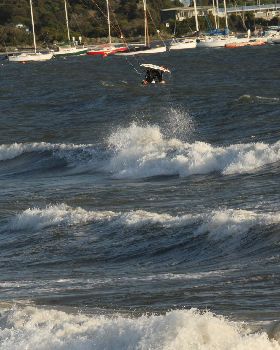 Kitesurfing