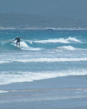Kitesurfing