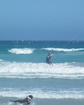 Kitesurfing
