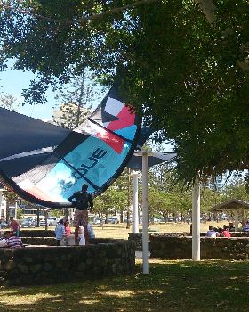 Kitesurfing