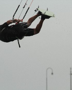 Kitesurfing