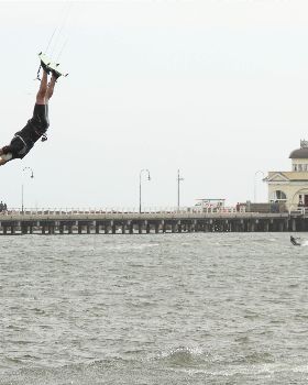 Kitesurfing