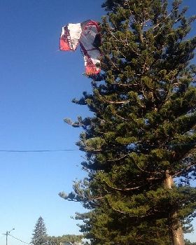 Kitesurfing