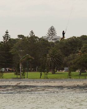 Kitesurfing