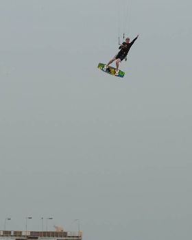 Kitesurfing