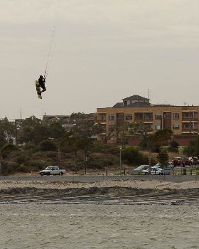 Kitesurfing