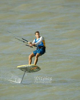 Foling on the  KFA- Kite Foil Australia