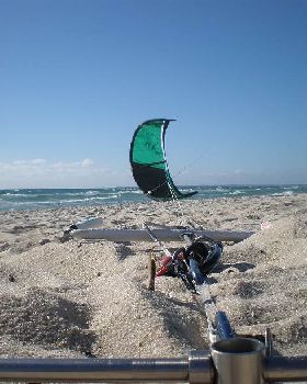 Kitesurfing