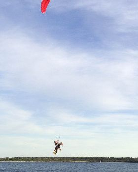 Kitesurfing