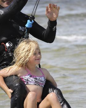 Kitesurfing