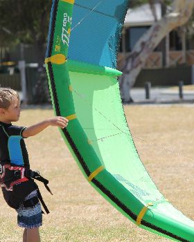 Kitesurfing