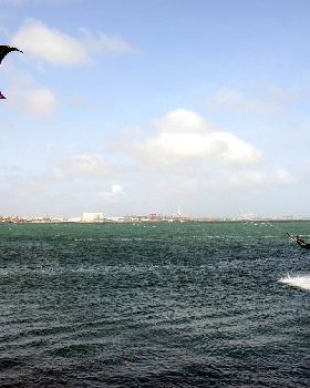 Winter Kiting at Woodies