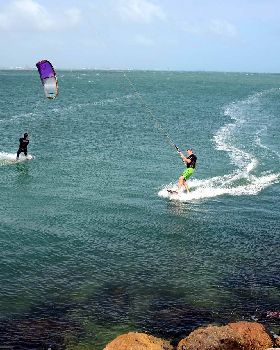 Winter Kiting at Woodies