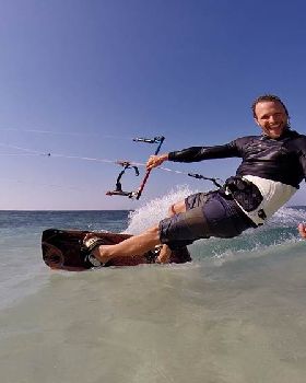 KITESURFING AT PULAU TABUHAN
