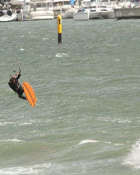 Kitesurfing