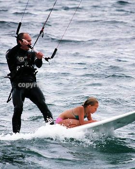 Kitesurfing