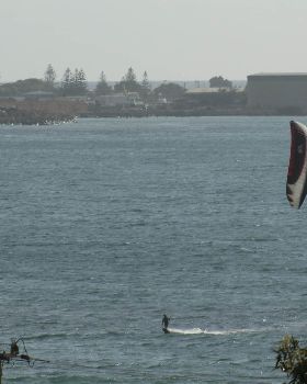 Ian Young passing through Geraldton to Exmouth 420pm 11/10/2014