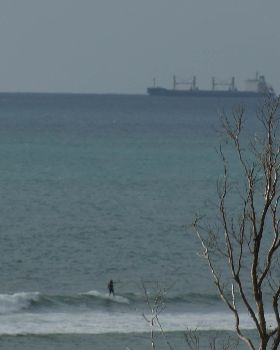 Ian Young passing through Geraldton to Exmouth 420pm 11/10/2014