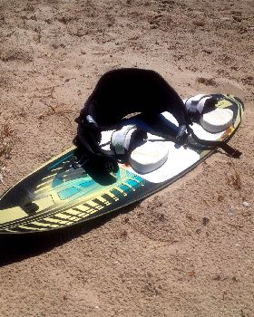 Ian's boar with newly kitted pads