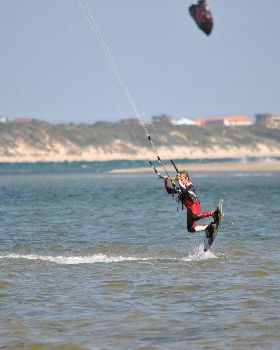 Nate attemping a hooked railay
