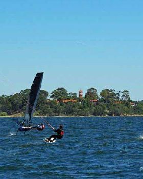 Kitesurfing