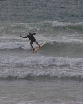 Kitesurfing