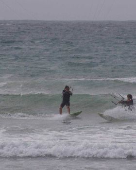 Kitesurfing