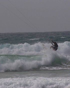 Kitesurfing