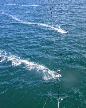 Kitesurfing Across The Bay 2015