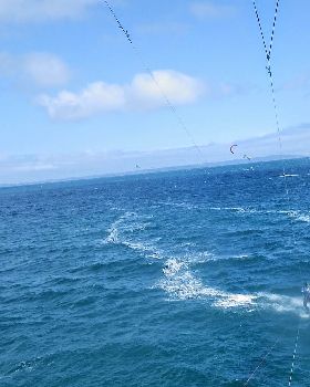 Kitesurfing Across The Bay 2015