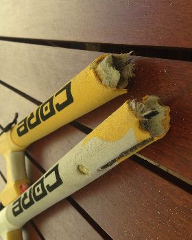 Snapped bar