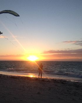 Kitesurfing