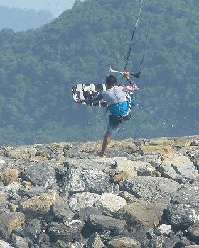 Kiteboarding