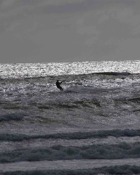 Kitesurfing