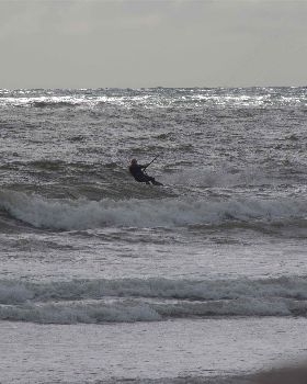 Kitesurfing