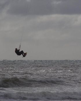 Kitesurfing