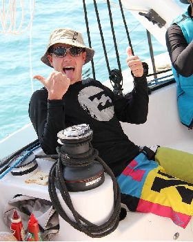 One happy kiter Michael