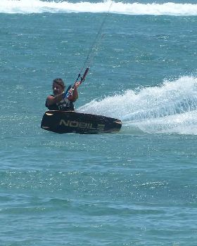 Kitesurfing