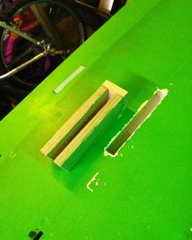 18 - 4 pieces of pine for the fin box