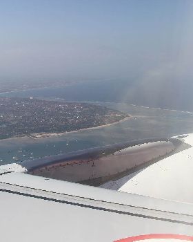 Sanur from the air