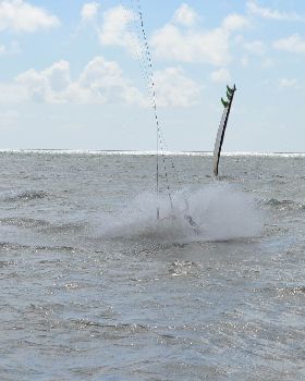 Kitesurfing