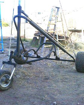 kitebuggy and landsailer two in one  "HIBRIDO"