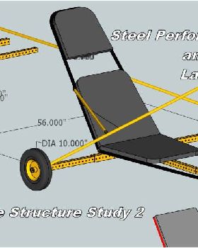 MIA TRIKE A SAIL FULL SCALE STEEL AND TYVEK PRELIMINARY CAD STUDY 2