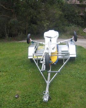 one man unloadable trailer