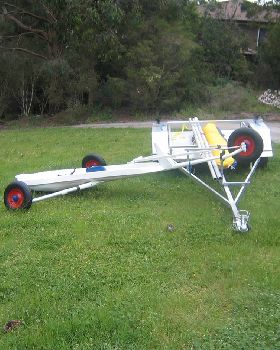 one man unloadable trailer