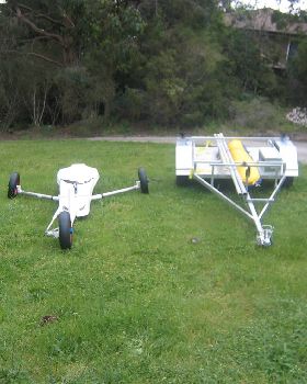 one man unloadable trailer