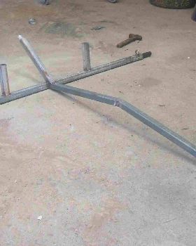mini-yacht frame prior to final modification.
