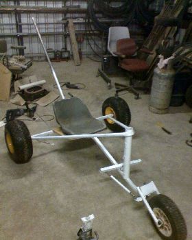 Almost finished mini-yacht